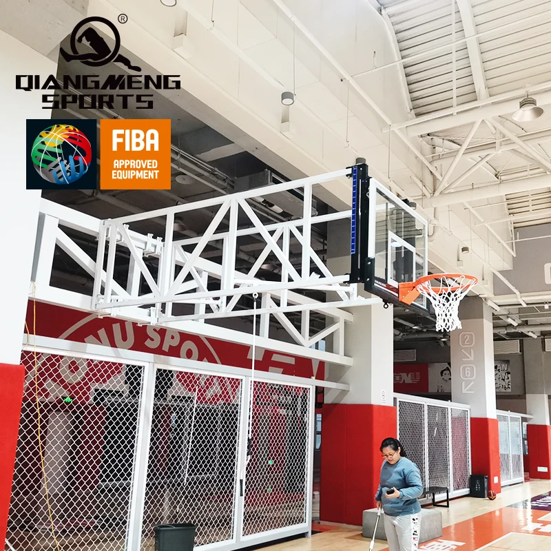 Young King/Best selling  Manual style adjustable wall mounted basketball hoop indoor basketball hoop for team sports