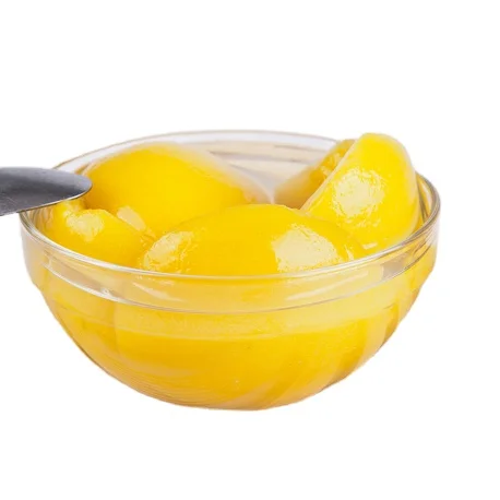 
Canned fruit Canned Peach in light syrup halves dice slice canned yellow peach 