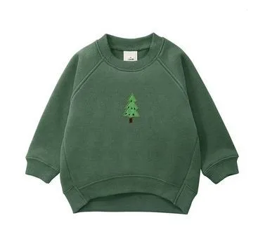 
Boys hoody Autumn winter wholesale custom embroidery thick french terry sweatshirts for kids 