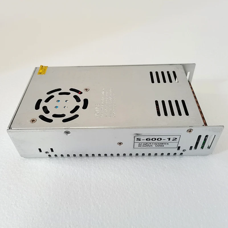 12V 50A 600W led switching waterproof power supply transformer