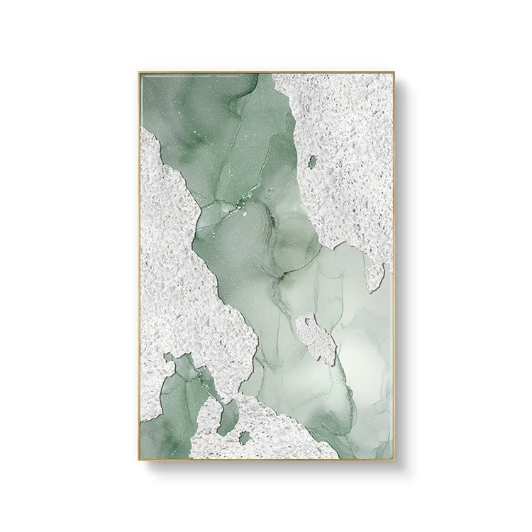 New Acrylic Painting Luxury Furniture 3D Framed Wall Decor Resin crafts Artwork for hotel living room home decor resin wall art