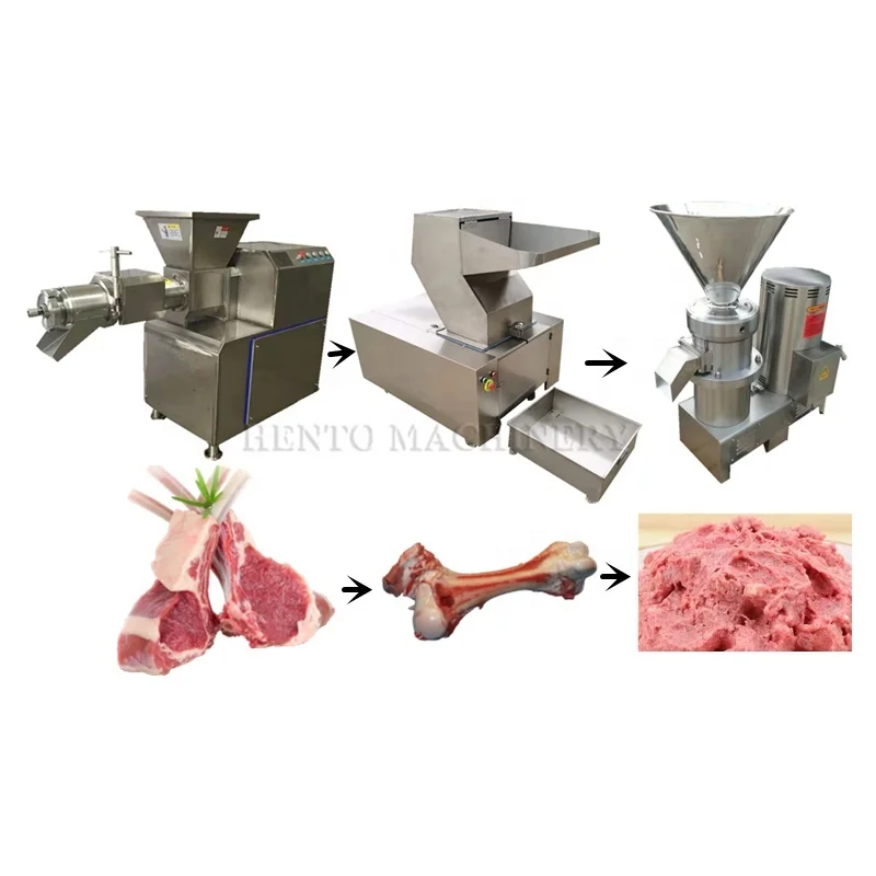 High Quality Beef Meat Bone Separator / Grinder Bone Bone Crusher / Bone Mud Paste Production Line
