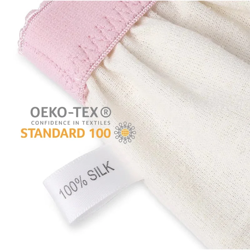 100% silk Pre-/Shower Mitt gloves turkish gentle exfoliating bath scrub silk gloves exfoliating spa silk glove
