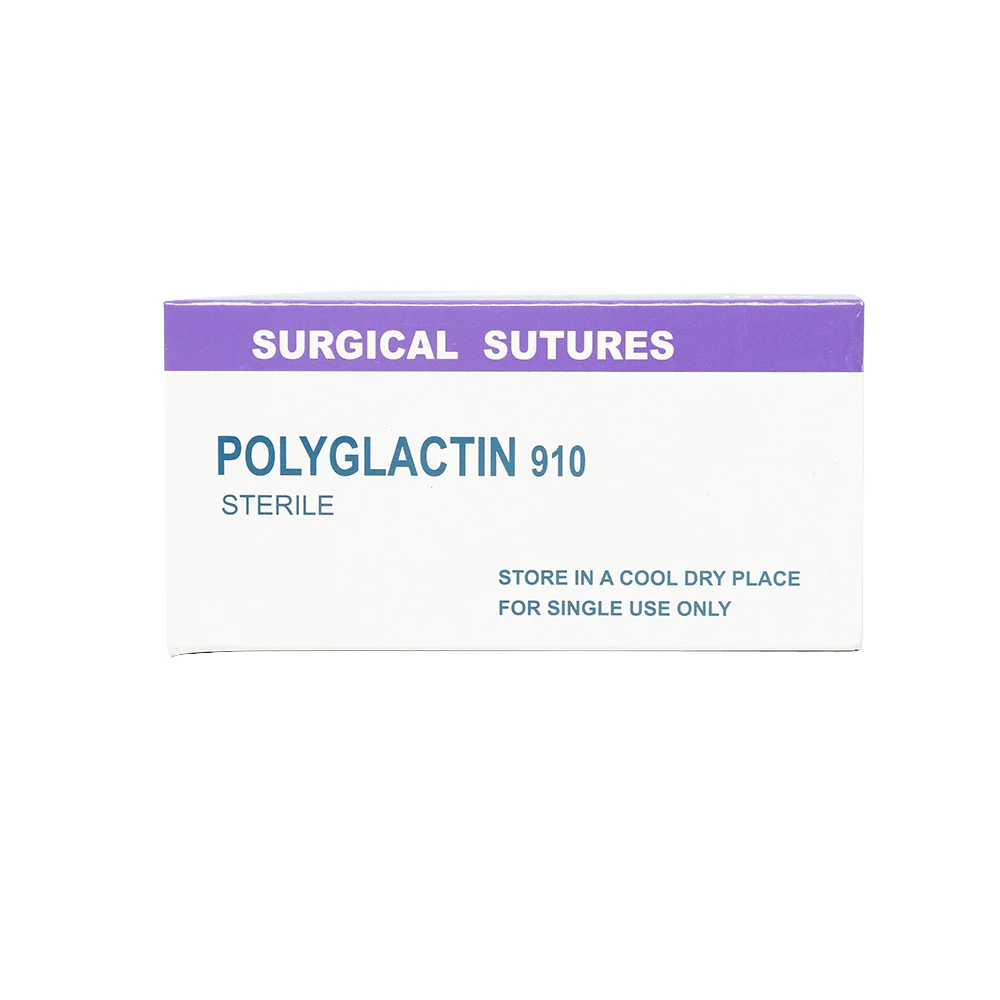 Korea Absorbable Sterilized Polyglactin 910 Surgical Sutures For Disposable Use