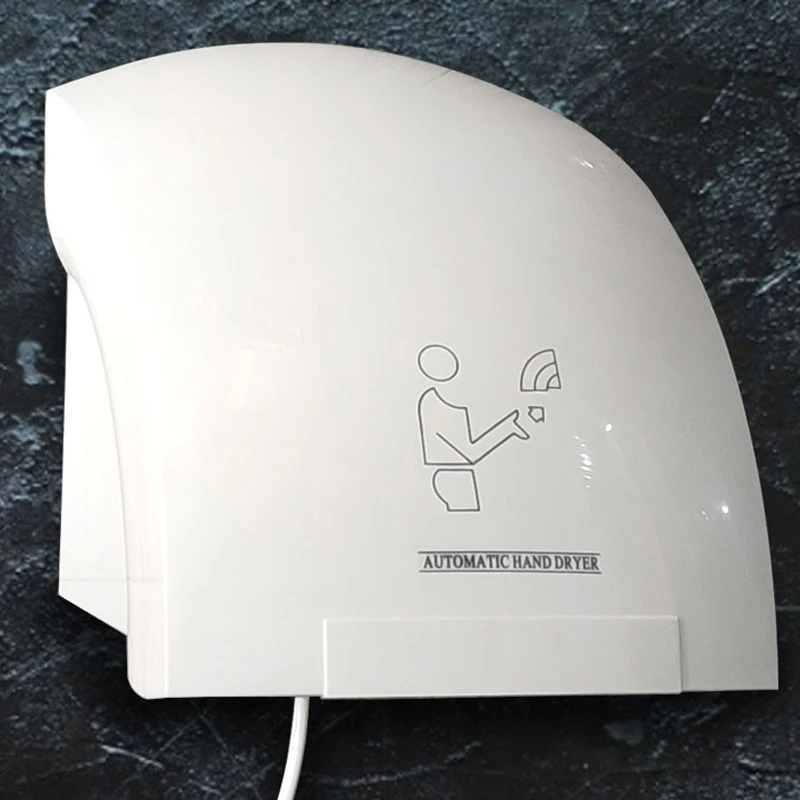 WZUMER Toilet Bathroom Commercial Mini Electric ABS Plastic Sensor Home Automatic Hand Driers Jet Air Top Hand Dryer