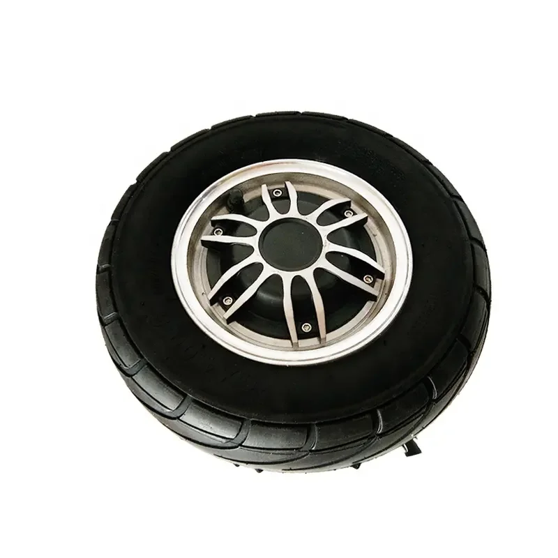 Single Shaft Flat Tyres 10 inch Hub Motor for Motorcycle, E-bike, Scooter with V/Disc Brake