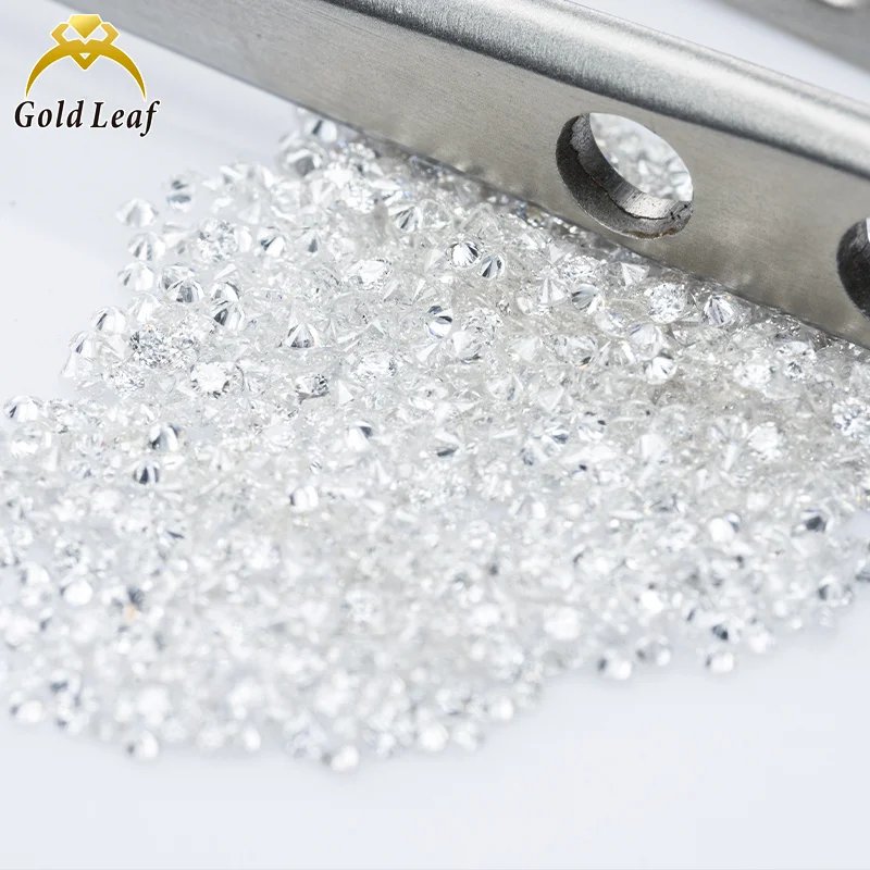 Goldleaf 100% Natural Loose Diamond Stone GH Color SI VS Clarity 0.6-1.2mm Melee Real Diamond for Diamond Jewelry