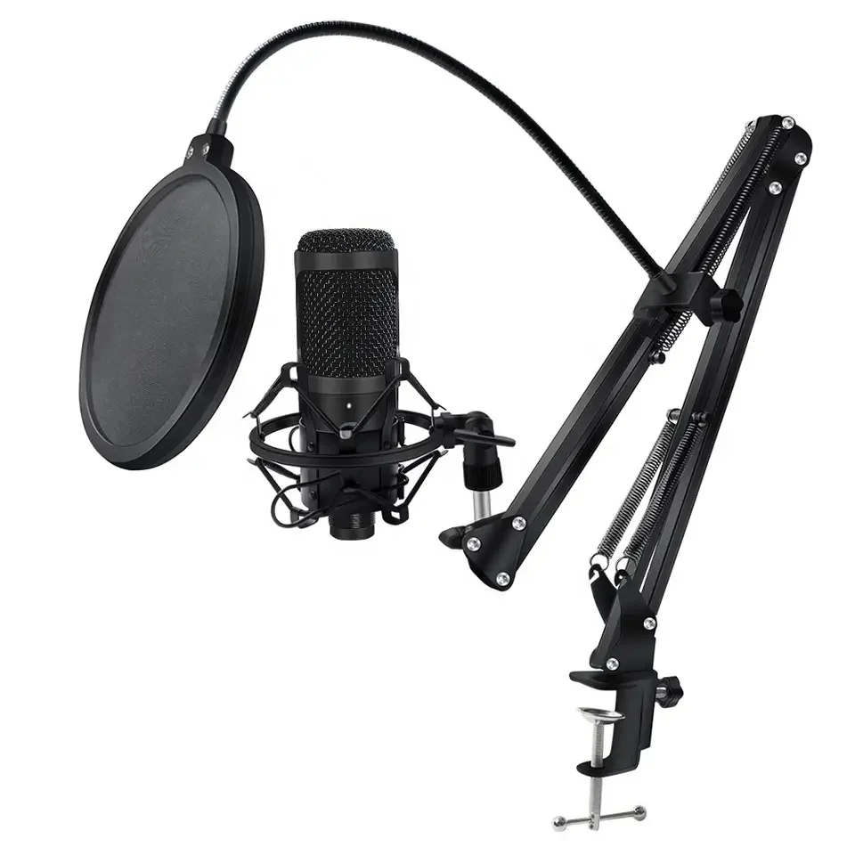BM800 V8 Profession Sound Card Set  Microphone Studio Condenser Microphone for Recording Live Streaming