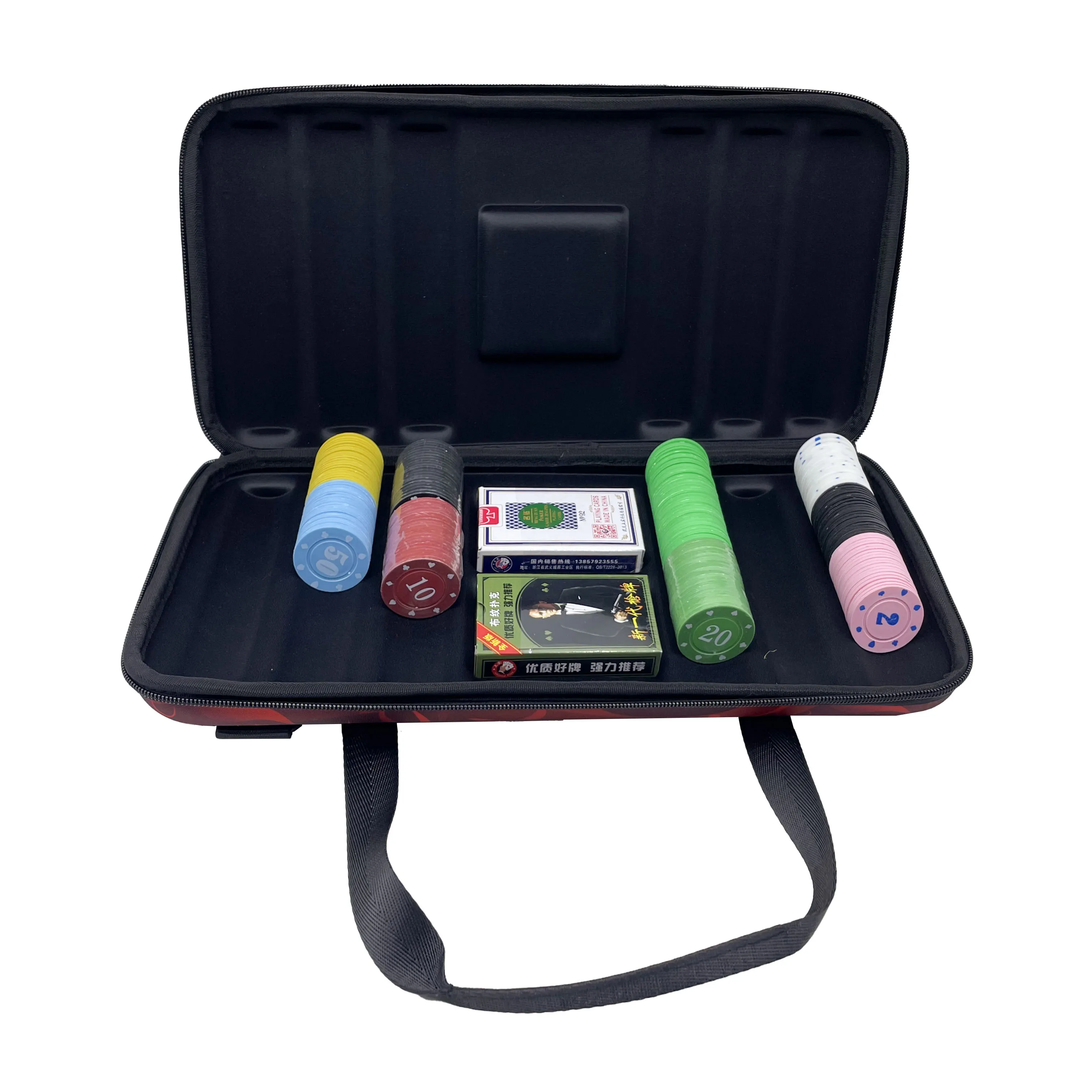 Custom chip bag EVA case eva chip bag portable zipper entertainment kit
