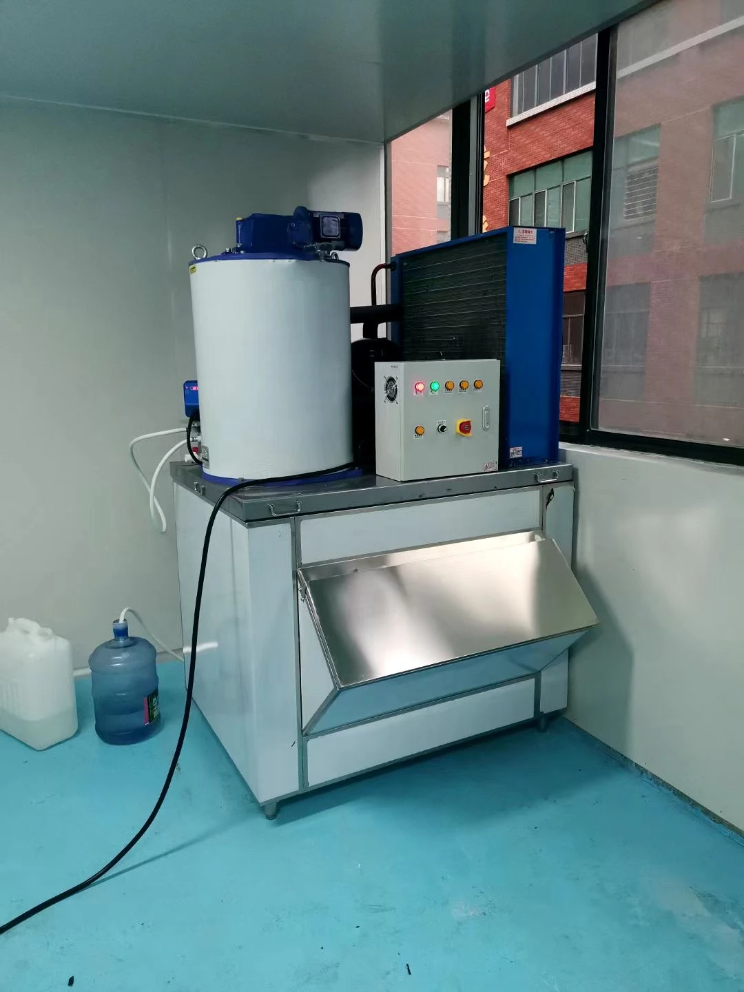 3 ton per day Popular refrigeration units flake ice generators seawater ice flake machine