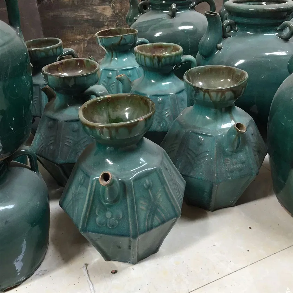 Asian Chinese recycle furniture  antique pot accessories decorative furniture