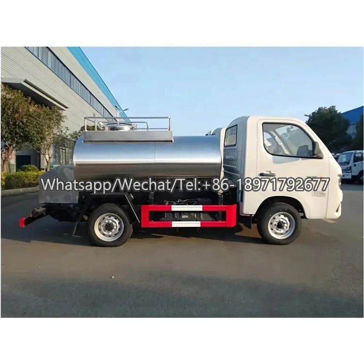 Foton небольшой грузовик для перевозки свежего молока из нержавеющей стали
