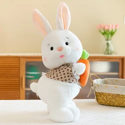 Wholesale Custom Cute Pink Bunny Plush Stuffed Toys Blue Animal Rabbit Doll Plush Toys Plush Bunny Toy
