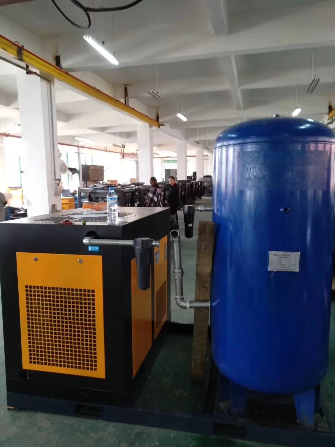 1.6Mpa 20 HP PM VSD комбинированный винтовой воздушный компрессор с сушильным баком и линейным фильтром для лазерной резки
