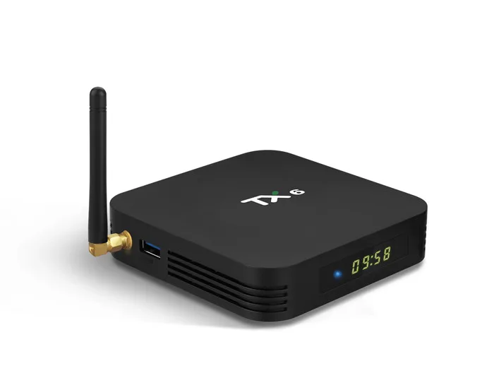 ТВ-приставка Tanix TX6 Allwinner H6 4K Android бокс ТВ Netflix Quad core 9 0 4 Гб + 32