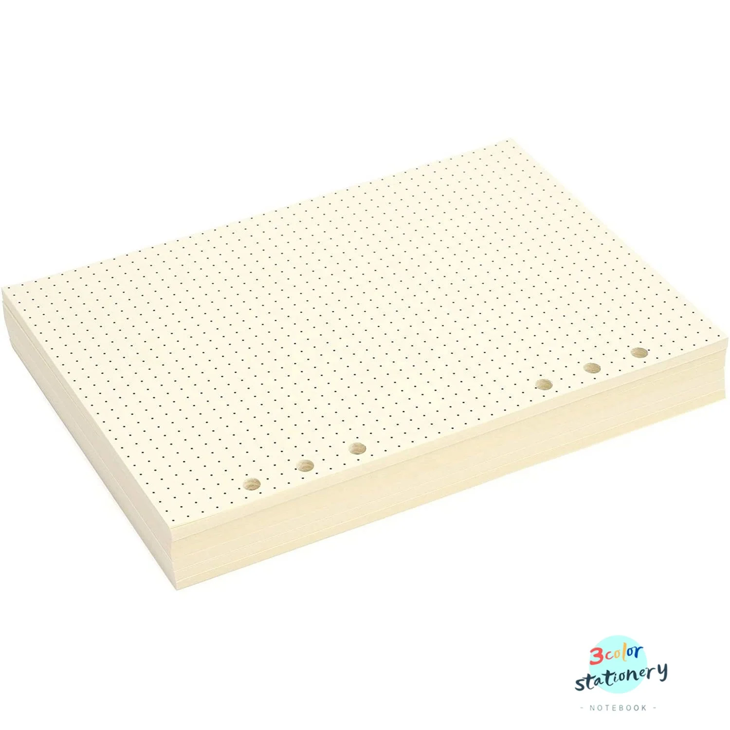
300 Sheets A5 Dotted Filler Paper Binder Notebook Papers 6 Hole Punch for Note Taking To Do List Shopping Lists 5.5 x 8.5 Inches 