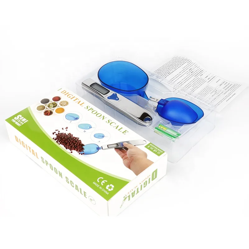 DigItal Kitchen Food Spoon Scales With Three Moveable Scoops For Replacement