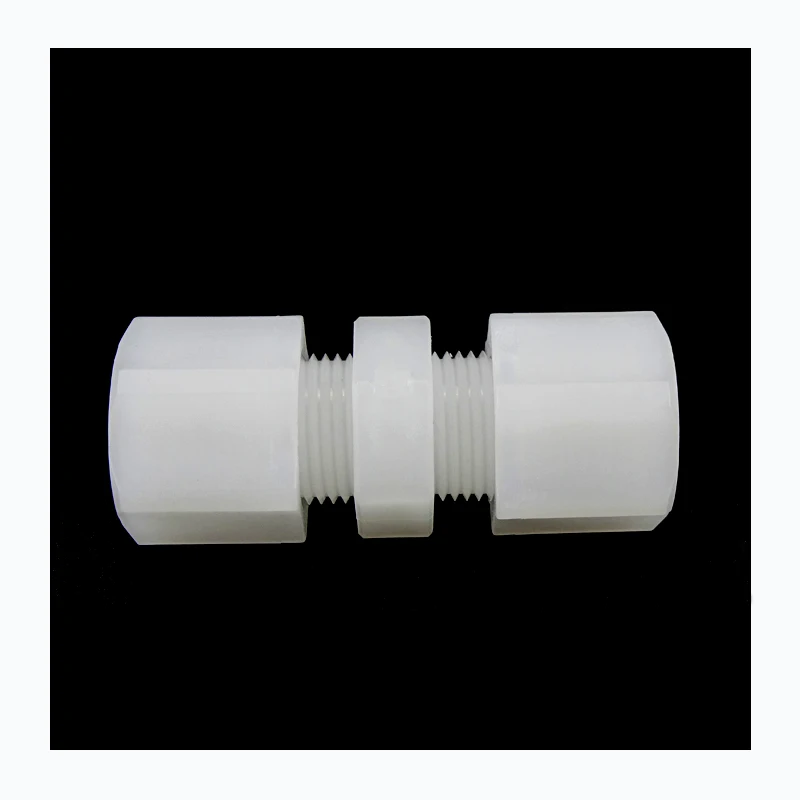 PVDF union connectors   Plastic Joint Bushing sealed pipe extension joint  PVDF ferrules adapter