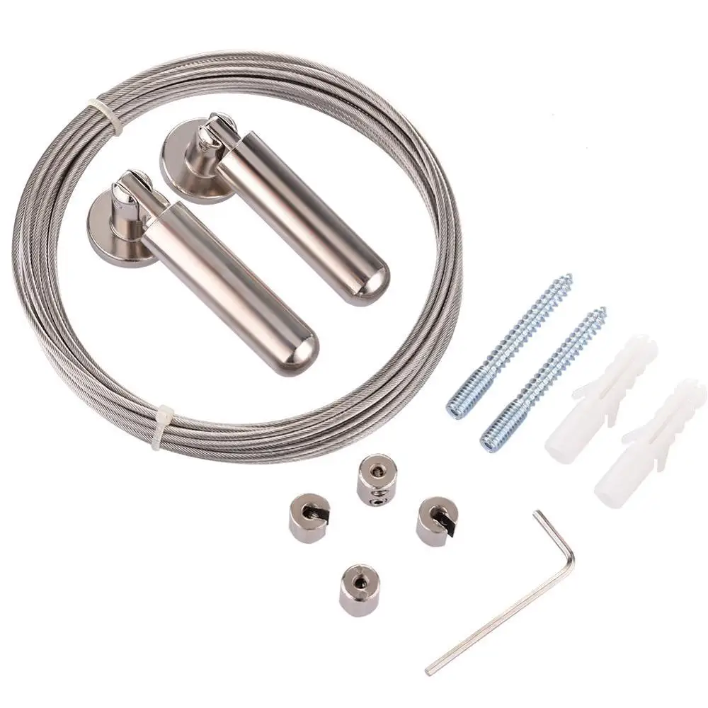 stainless steel wire rope set cable tensioner for home curtain decoration