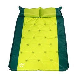 Outdoor Hiking Inflatable Ultra-light Portable Folding Sleeping Pad Soft Double Camping Pad Air Mattress
