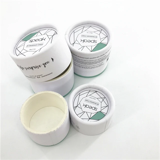 eco friendly Cosmetic Packing kraft paper tube for face cream Jar