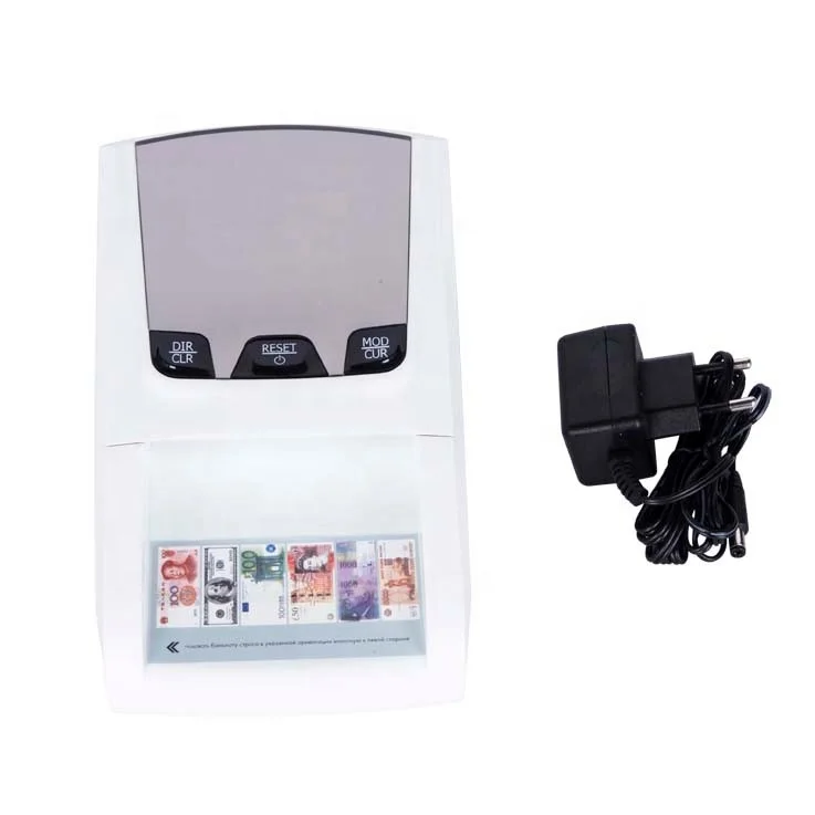 Money Detector banknote counting machine automatic Value UV MG IR DB326 white