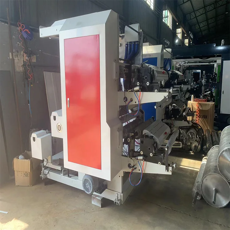 one color small flexo printing machine horizontal flexo printing machine 600 mm