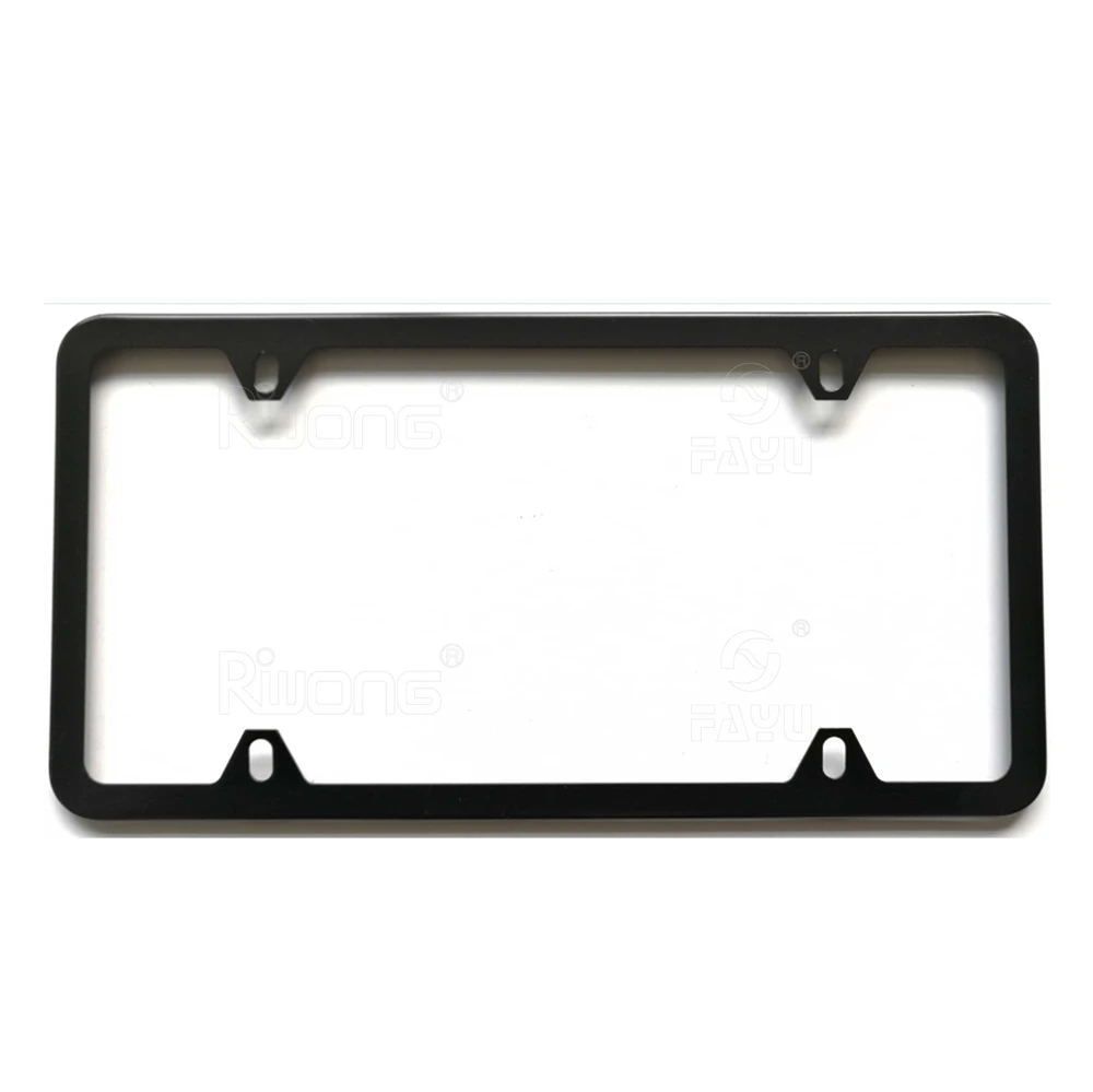 
Custom stainless steel car license plate frame for US 