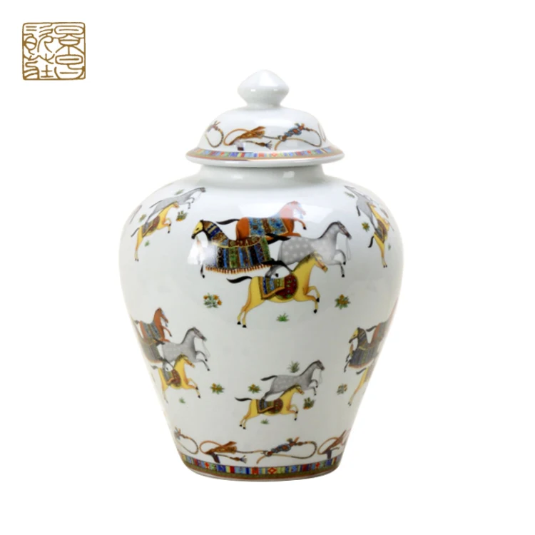 Chinese modern home decoration office hotel restaurant led desk lamp reading porcelain ceramic table lamp