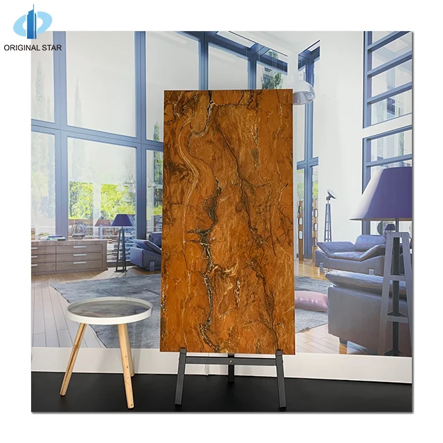 Glazed polished series 600x1200 marble tiles big size home floor tiles size 60x120cm OS12607C