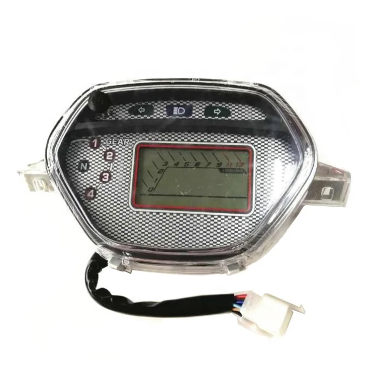 wave 100 motorcycle parts custom lcd display speedometer