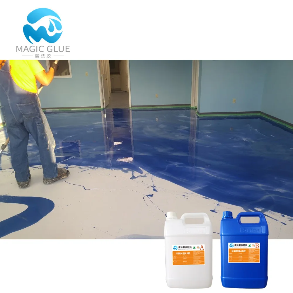 Wholesale 2 part epoxy resin clear for metallic paint floor