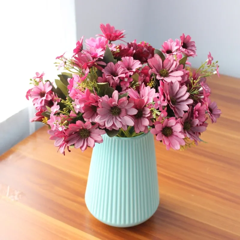 2024 wholesale low moq flowers decoration  oil paintings european daisy for home decoration