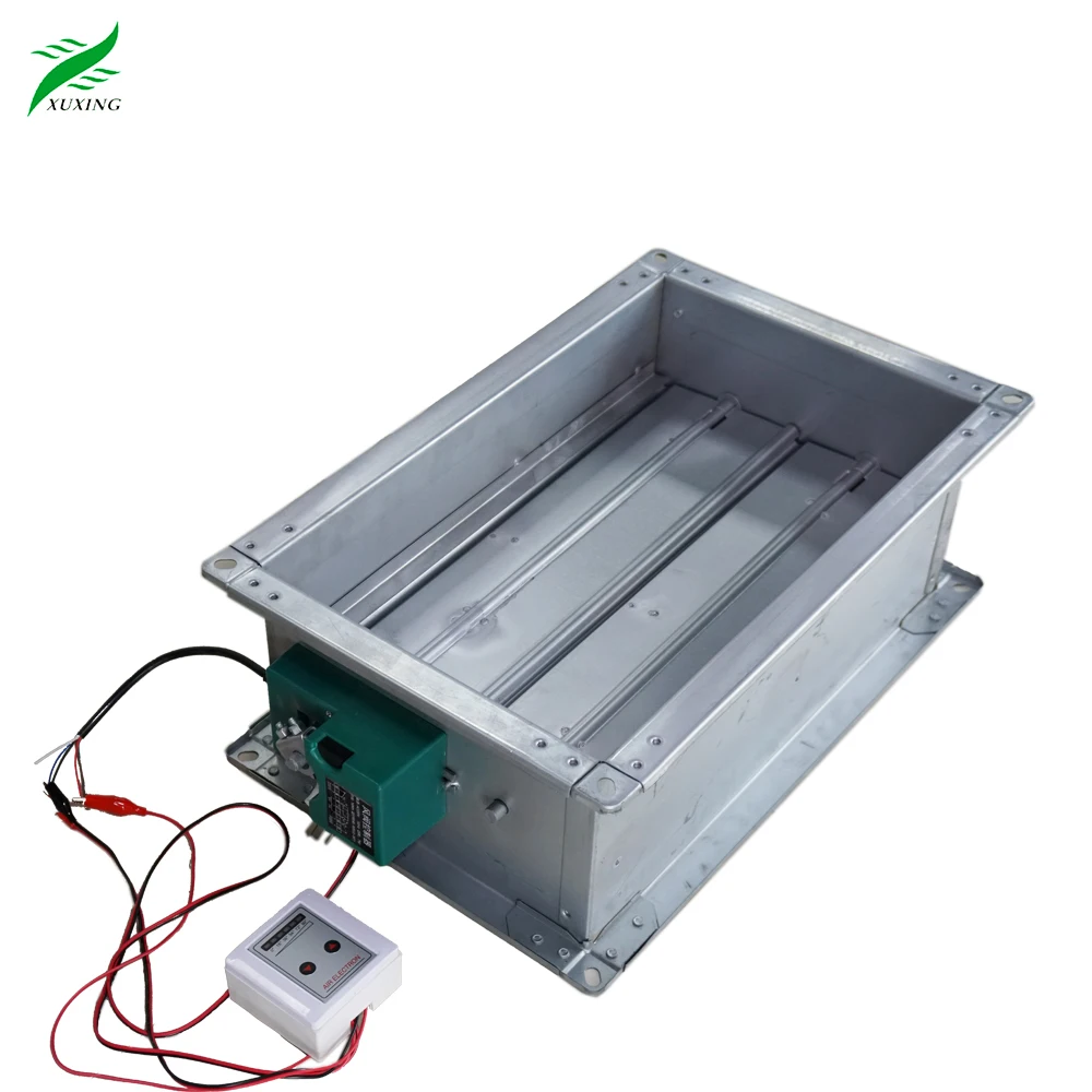 Galvanized Steel Motorized 24V/220V motorized air damper electric air