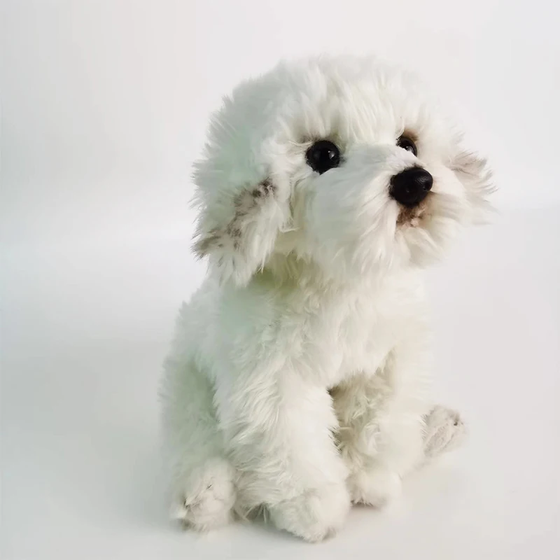 Realistic Border Collie Dog Animal Plush Toys Stuffed  Puppy Husky Pug  Shiba Inu Samoyed Welsh corgi with stock