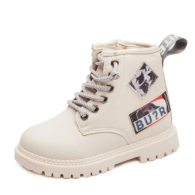 2020 China Wholesale High Ankle Yellow White Cute Children Boots Kids Girls Boots Boys