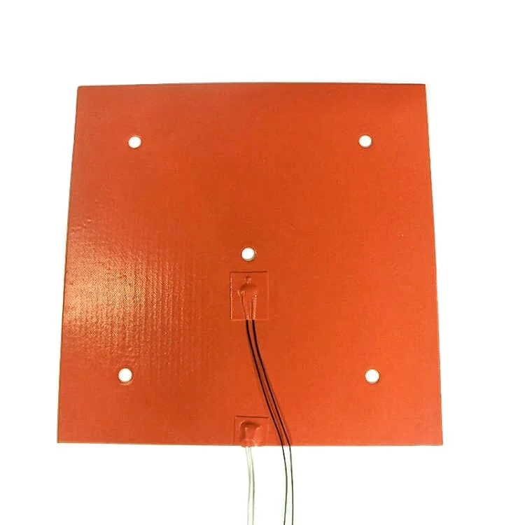 Силиконовый нагреватель, гибкий высококачественный электрический нагревательный элемент 320 Вт 203x203 мм 230 В, нагреватель из силиконовой резины