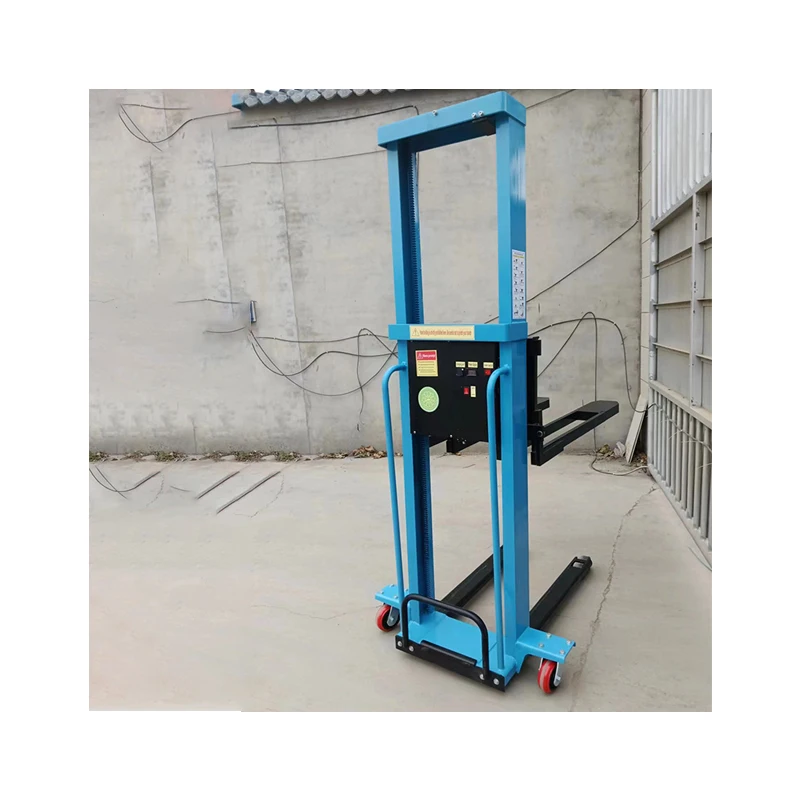 factory customized factory high quality Efficient hydraulic self lifting electric stacker