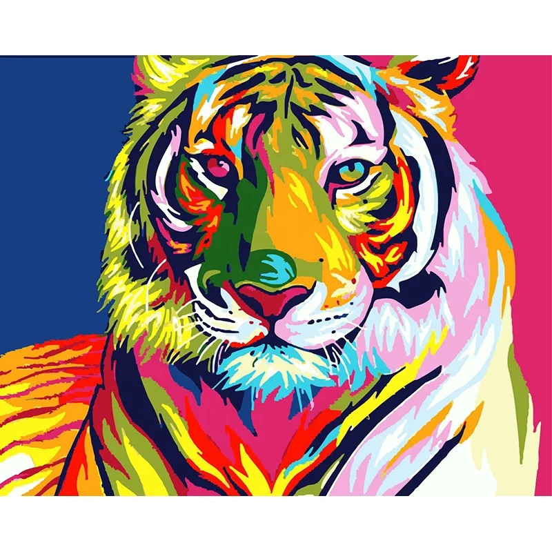 Best Price customize Animal Diy Oil pictures painting paint by numbers kits on canvas