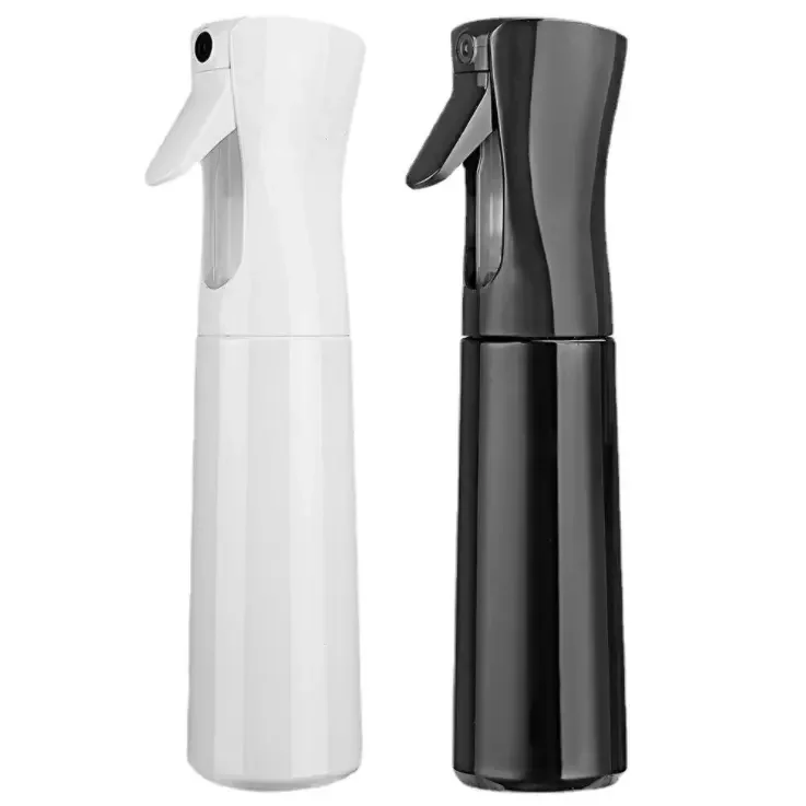 Cosmetic Hair Salon Fine Mist Sprayer 200ml 300ml Plastic Continuous Spray Bottle