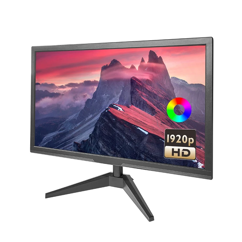 Hot sale 15-27 inches indoor led lcd display IPS screen computer VGA HDMI monitor