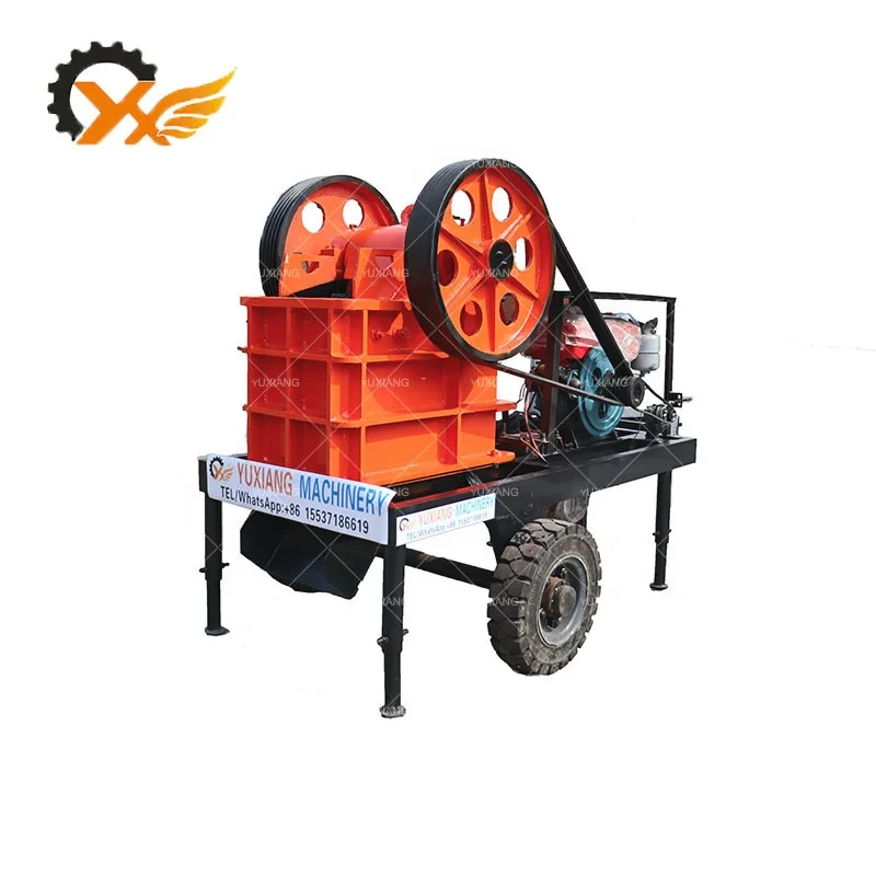 pe250x400 Stone parts small machines Motor diesel engine jaw crusher