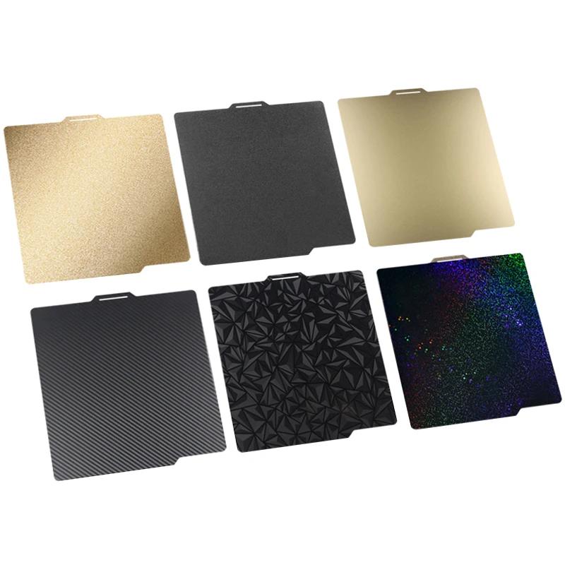 3DSWAY 257*257 мм двухсторонняя пружинная сталь с порошковым покрытием PEY PEO PEI сборочная пластина для Bambu Lab X1 3D Детали принтера