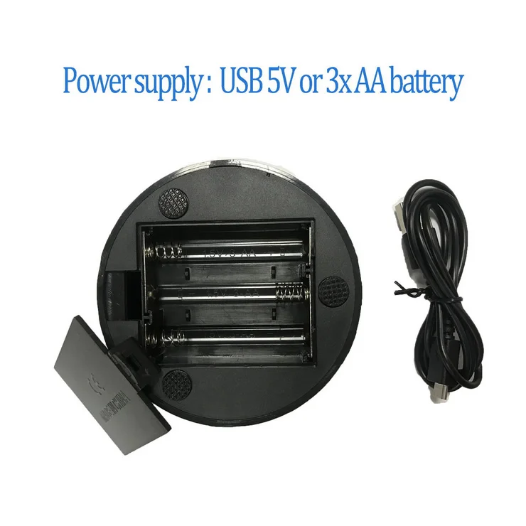 16 Colors RGB LED Lamp Bases for 3D Led Night Light Lamp ABS Acrylic Black Touch Base with USB Cable and Remote Control