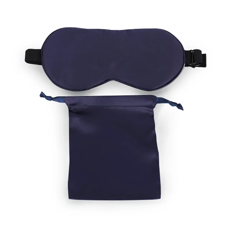 wholesale Custom label Sell like hot cakes Silk eye mask for sleeping travel shade light soft and thin Breathable patch