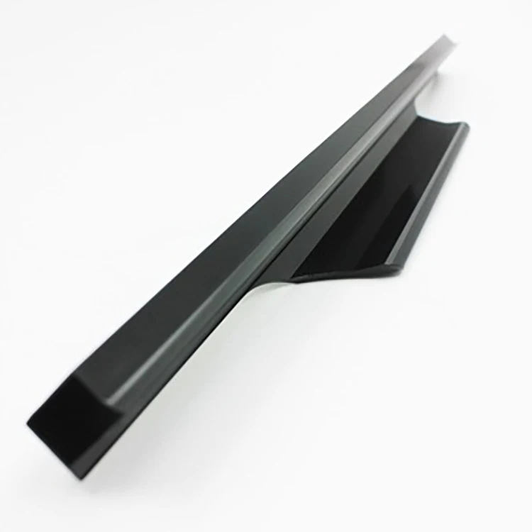 L shape edge pull handle competitive price aluminum high quality aluminum for furniture kitchen drawer edge
