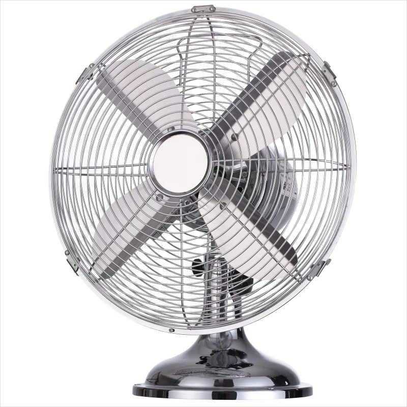 Electric 12 Inch 30cm OEM Air Cooling Fan Colorful Free Spare Parts 3 Speed Alu Retro Fan home appliance