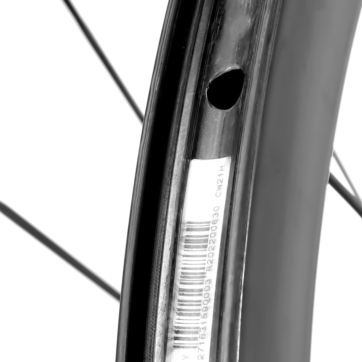 ICAN new design paintless carbon wheels with carbon spoke for road disc bicycle