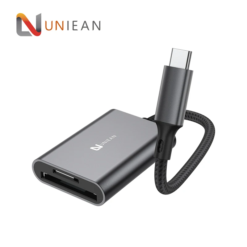 USB SD Card Reader USB C 3.0 to SD TF Card Adapter Aluminum Multi 2 in 1 Portable External Memory Card Readers for Camera