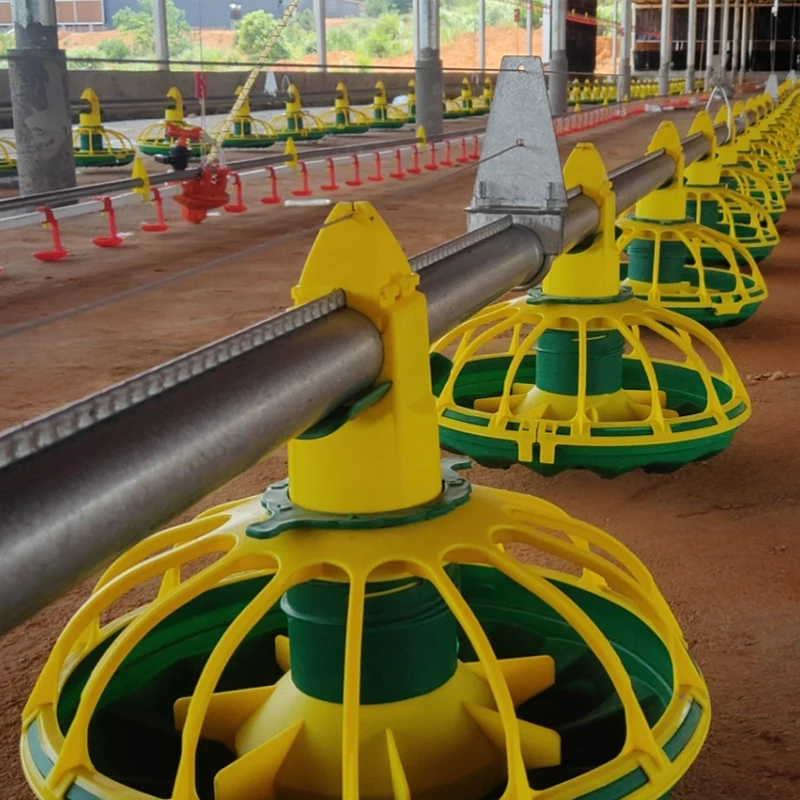 High Quality Plastic chicken broiler Feeder Pan Farm Equipment Auto Chicken Feeder